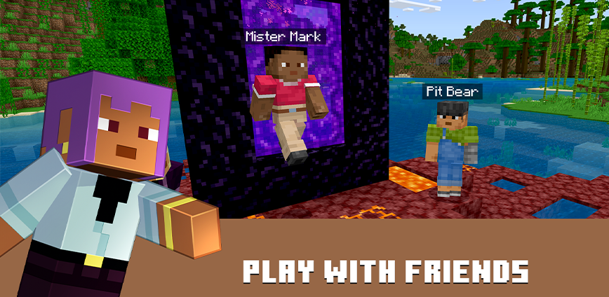Background تحميل ماين كرافت وتحديث لعبة Minecraft apk اخر اصدار 